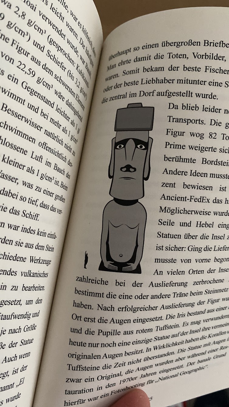 Impression 7 - Buchinnenseite Moai